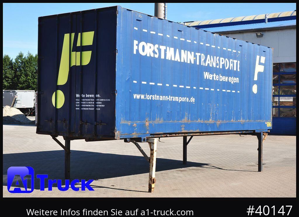 Contentor marítimo KRONE BDF 7,82 Container, 2700mm Innenhöhe, Portaltür
