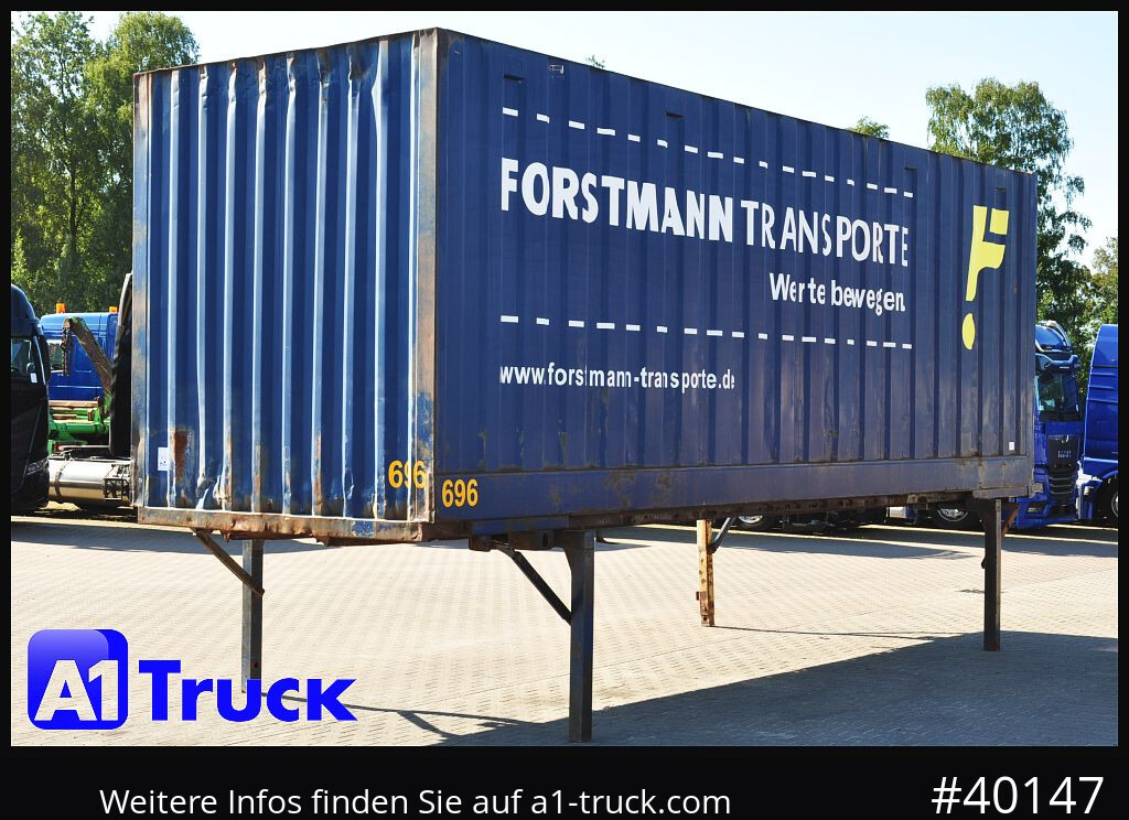 Contentor marítimo KRONE BDF 7,82 Container, 2700mm Innenhöhe, Portaltür