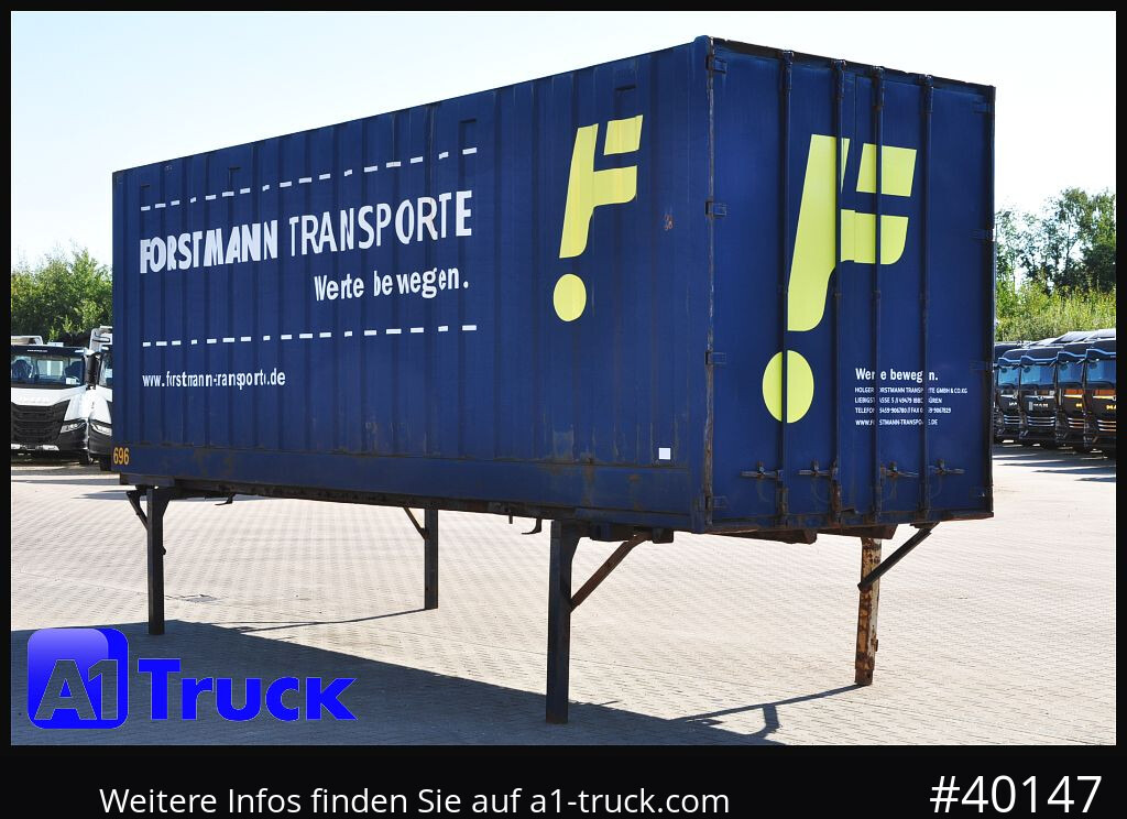 Contentor marítimo KRONE BDF 7,82 Container, 2700mm Innenhöhe, Portaltür