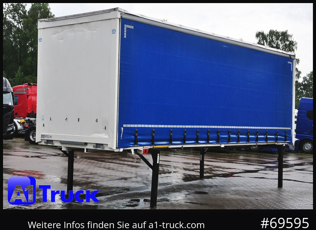 Toldo carroçaria KRONE Wechselbrücke 7,82 , neue Plane, 2650mm innen