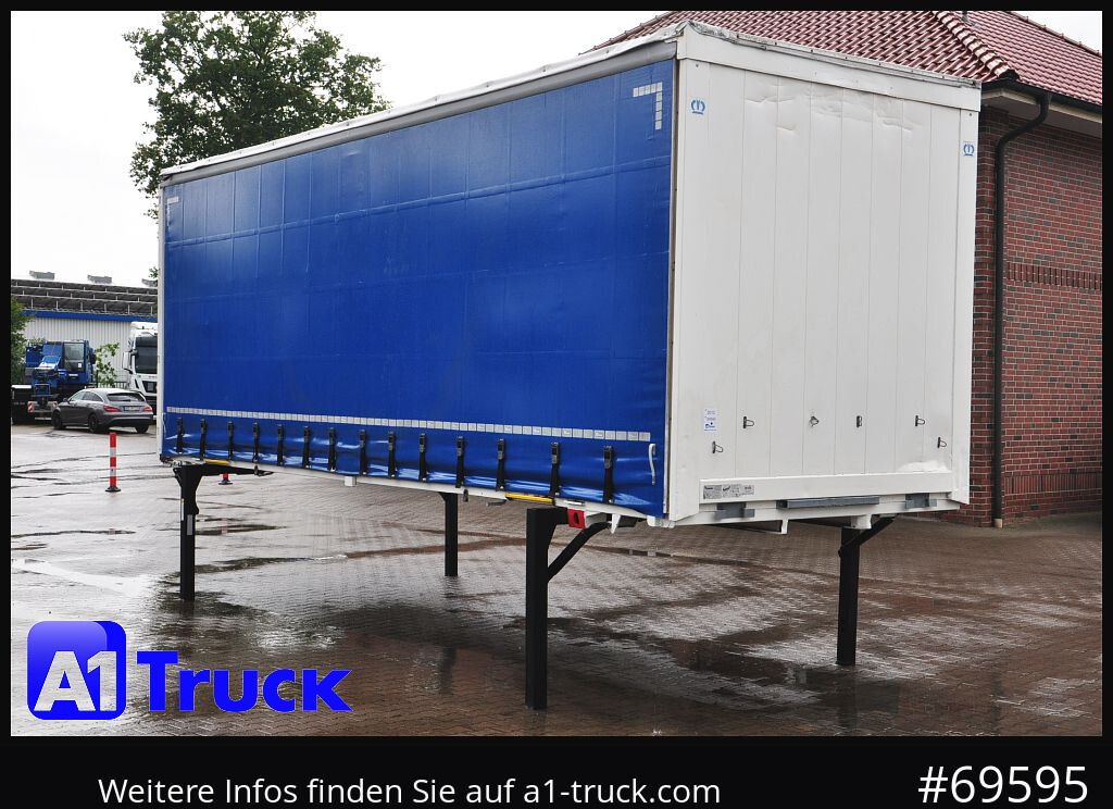 Toldo carroçaria KRONE Wechselbrücke 7,82 , neue Plane, 2650mm innen