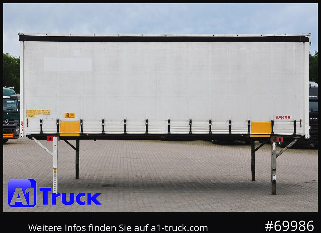 Toldo carroçaria WECON WPR 745, verzinkt, 2520  innen,