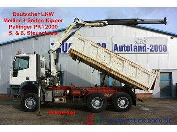 Camião basculante Iveco MP 260E38 6x6 Meiller Palfinger PK12000 Klima
