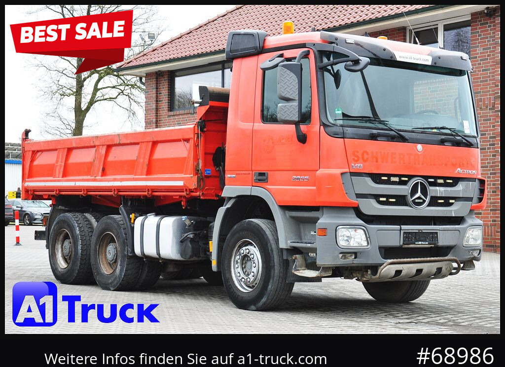 Camião basculante MERCEDES-BENZ Actros 2655 ,V8, 6x4  Meiller Klima , EPS