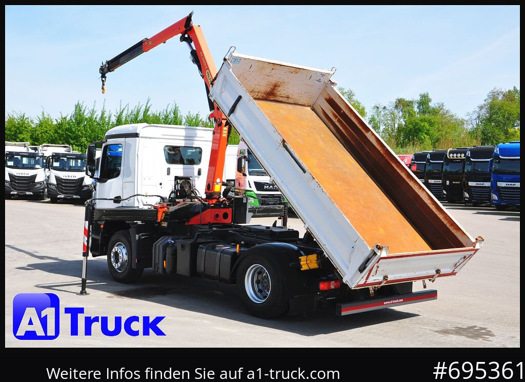 Camião basculante MERCEDES-BENZ Arocs 1830, Kipper + Kran,Palfinger, Funk,