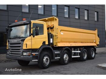 Camião basculante SCANIA P380 8X4 !! Manual !! KLIMATYZACJA !!