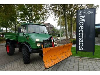 Camião basculante Unimog 406 A Kipper Und Schneepflug