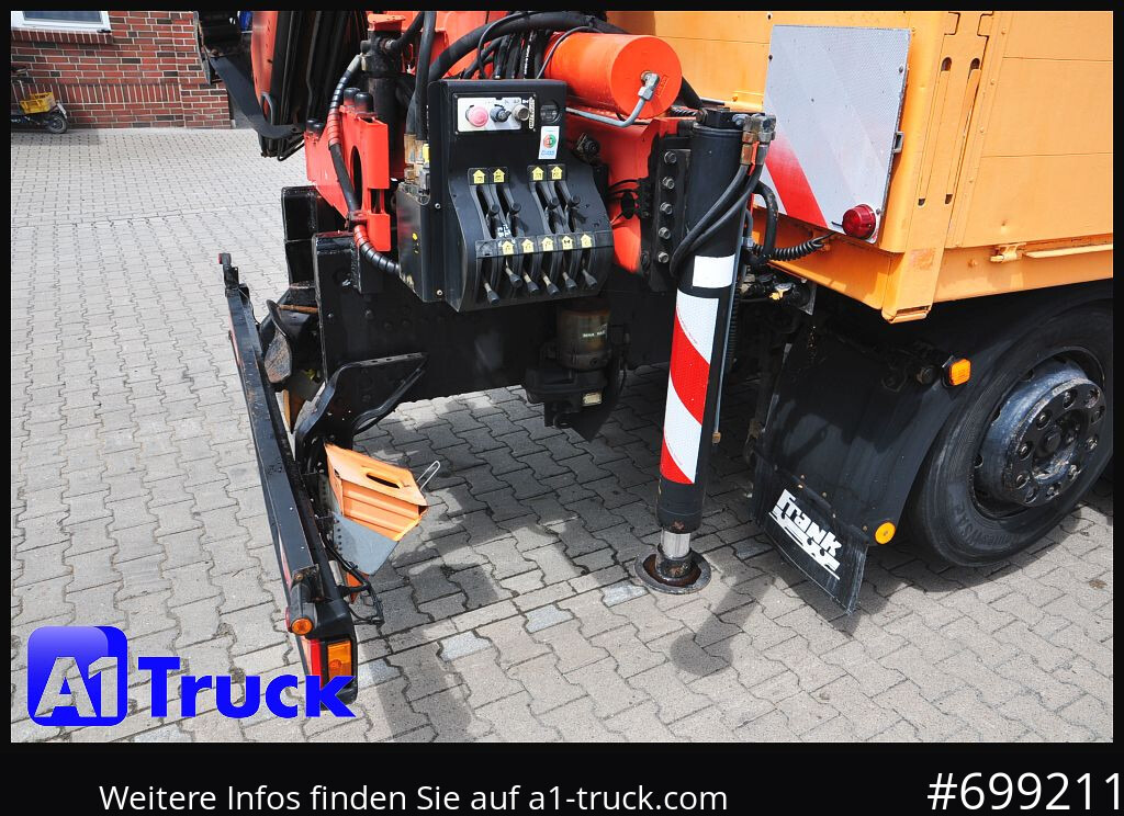 Camião de caixa aberta/ Plataforma MAN MAN F 2000 26.464 Intarder Kran PK 15.500 Funk,