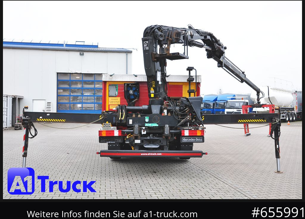 Camião de caixa aberta/ Plataforma MERCEDES-BENZ Actros 2546 MP 3, HIAB Kran, Lift-Lenkachse,
