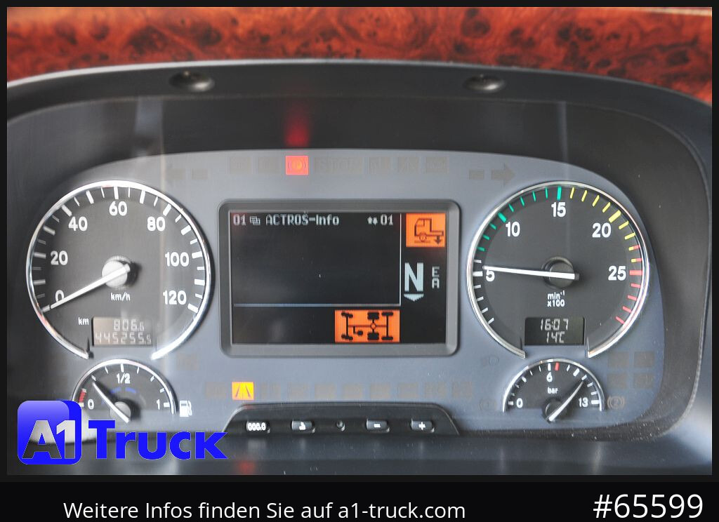 Camião de caixa aberta/ Plataforma MERCEDES-BENZ Actros 2546 MP 3, HIAB Kran, Lift-Lenkachse,