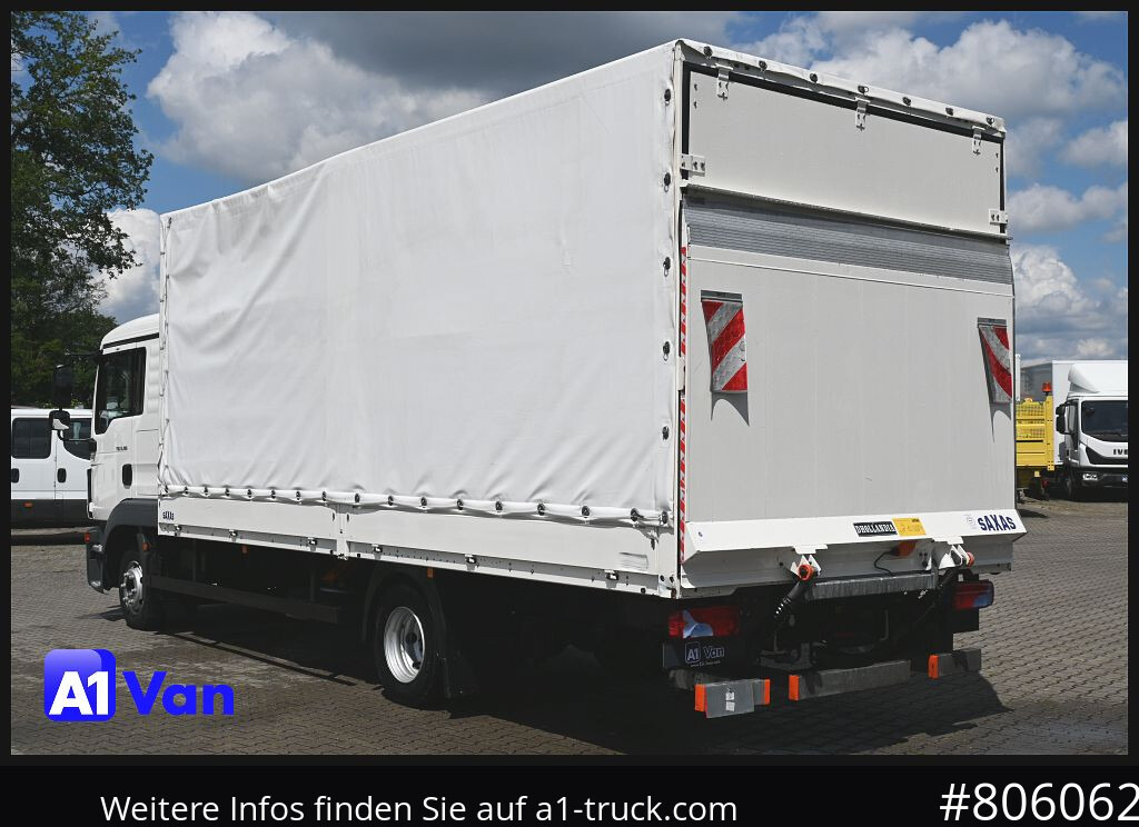 Camião de lona MAN TGL 8.190 4x2 BL Pritsche Plane, LBW,