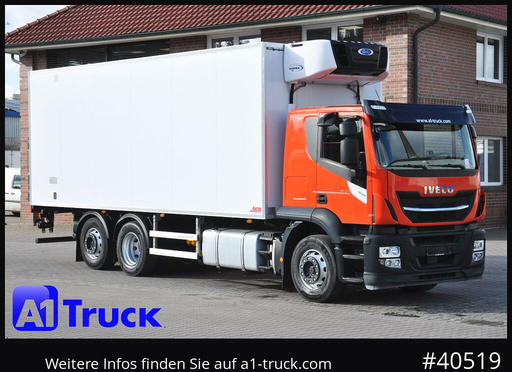 Camião frigorífico IVECO AT260SY 460 Stralis Carrier Navi Lenkachse