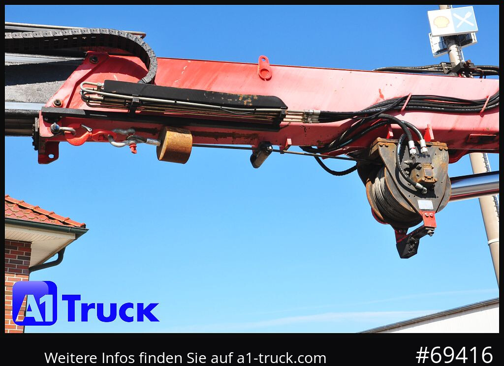 Camião grua IVECO 420 6x4, HMF3722 Jib Funk Seilwinde,