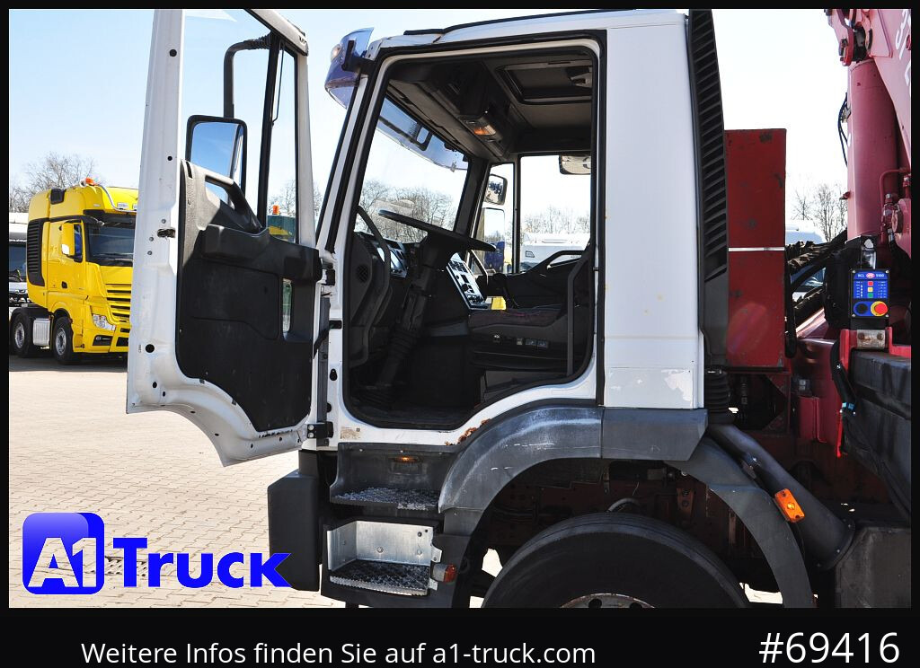 Camião grua IVECO 420 6x4, HMF3722 Jib Funk Seilwinde,