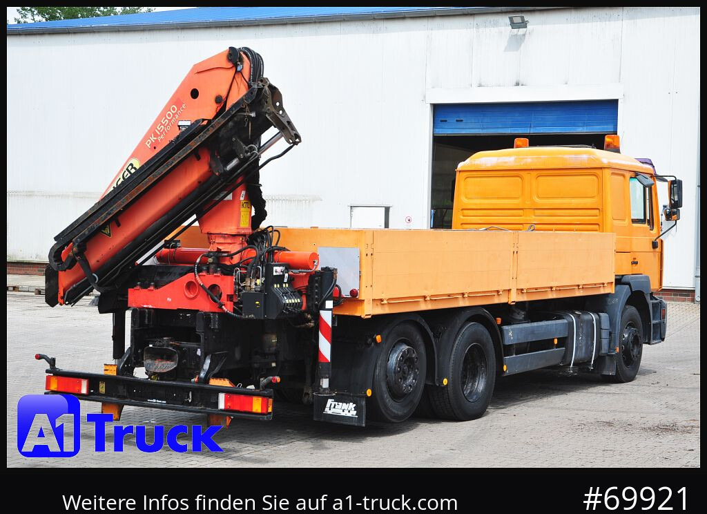 Camião grua MAN MAN F 2000 26.464 Intarder Kran PK 15.500 Funk,