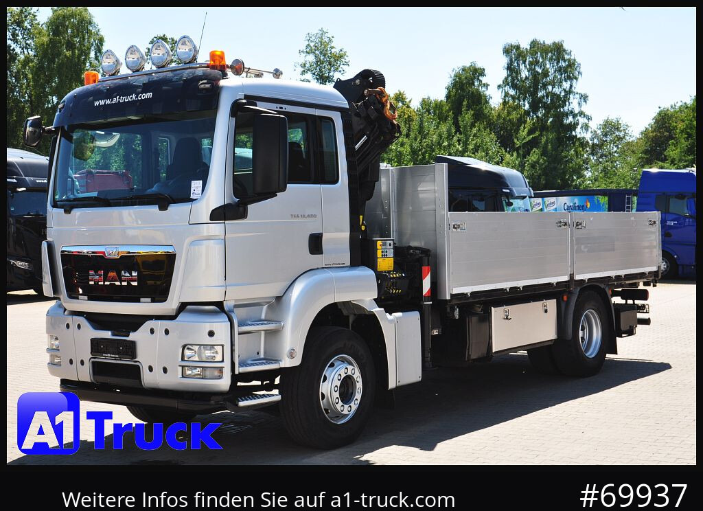 Camião grua MAN TGS 18,400 LL, PK12.502  Funk,
