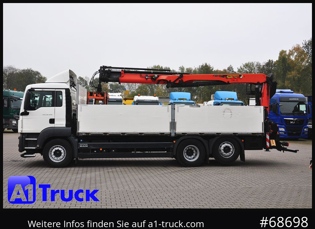 Camião grua MAN TGS 26.440,  Kran PK23.001L, 16m, Lenkachse