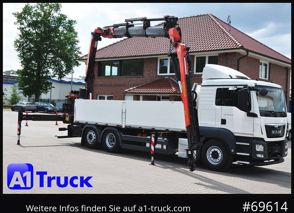 Camião grua MAN TGS 26.440, PK27002 Jib 21m, Funk, Lift-Lenkachse,