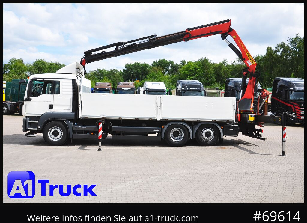 Camião grua MAN TGS 26.440, PK27002 Jib 21m, Funk, Lift-Lenkachse,