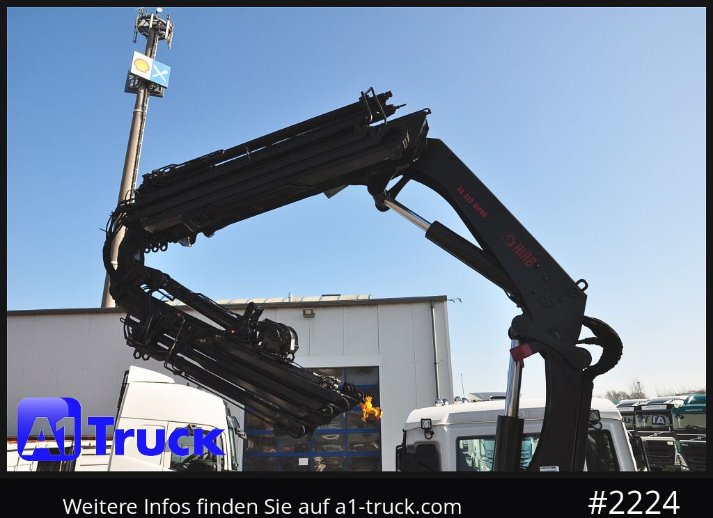Camião grua MAN TGS 35.470, Hiab SX 322 E6 Jib,  8x2