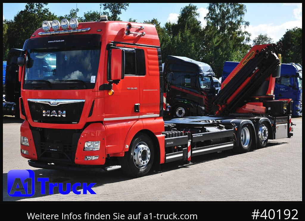 Camião grua MAN TGX 26,460, PK53002-, Container  Lift-Lenkachse,