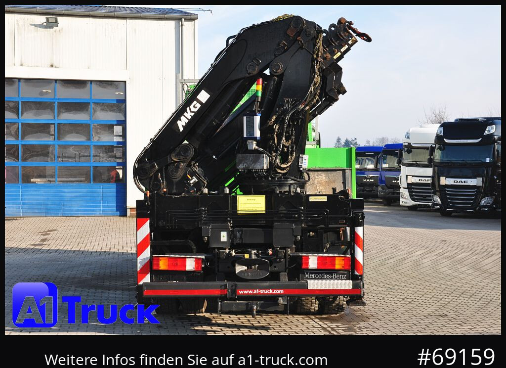 Camião grua MERCEDES-BENZ Actros 1844 MP3, Kran MKG 291 HP 5+3 Funk, TÜV 06/2026