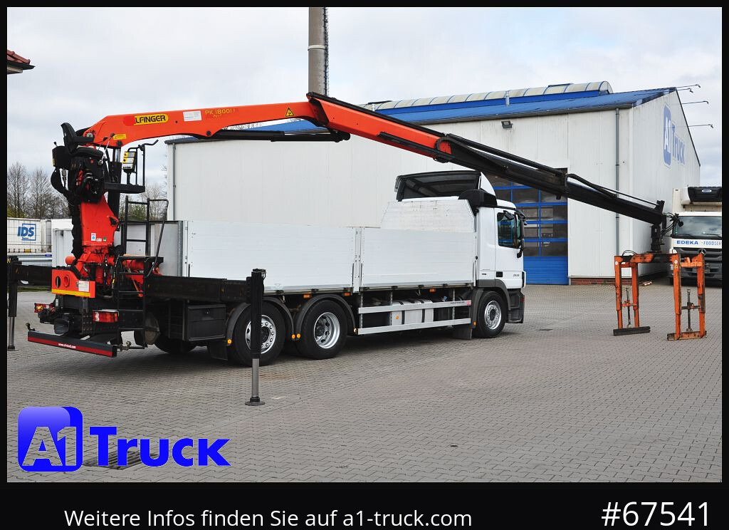 Camião grua MERCEDES-BENZ Actros 2536 MP3, Palfinger PK 18001L, Lift-Lenk