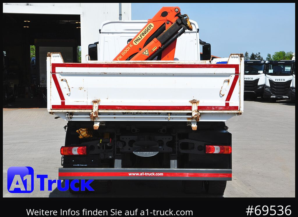 Camião grua MERCEDES-BENZ Arocs 1830, Kipper + Kran,Palfinger, Funk,