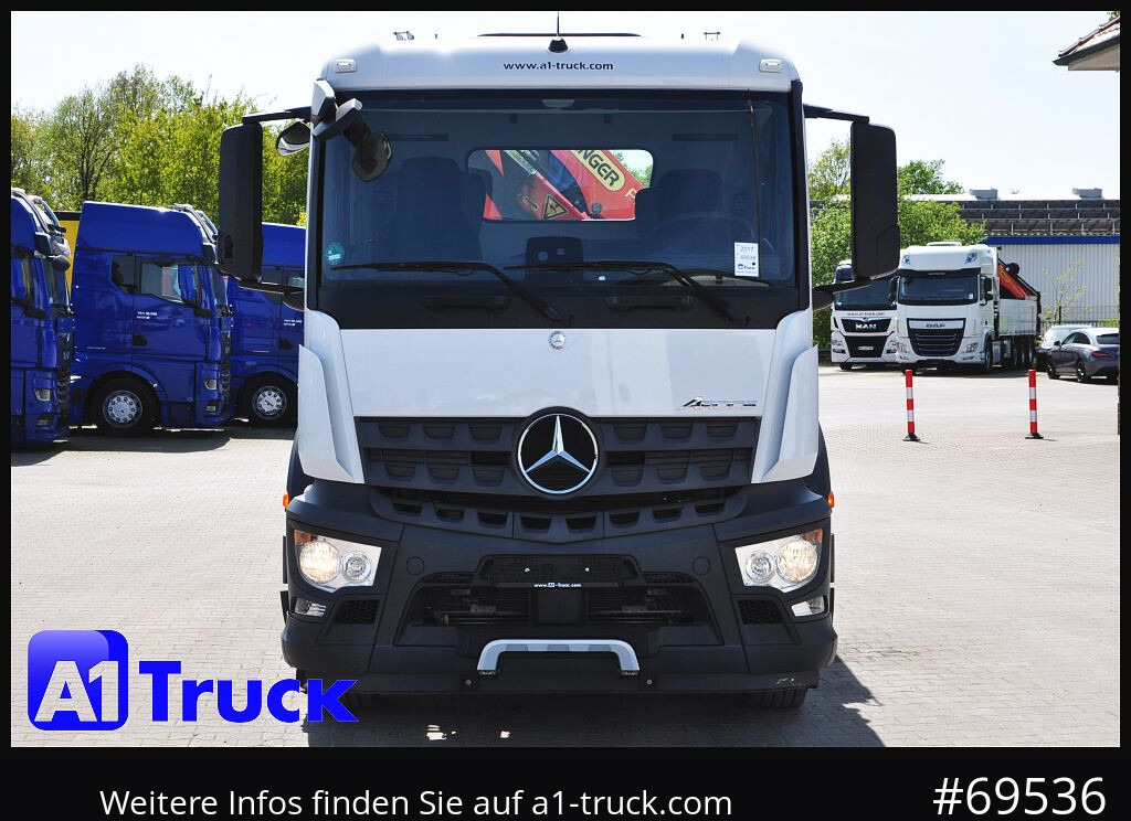 Camião grua MERCEDES-BENZ Arocs 1830, Kipper + Kran,Palfinger, Funk,