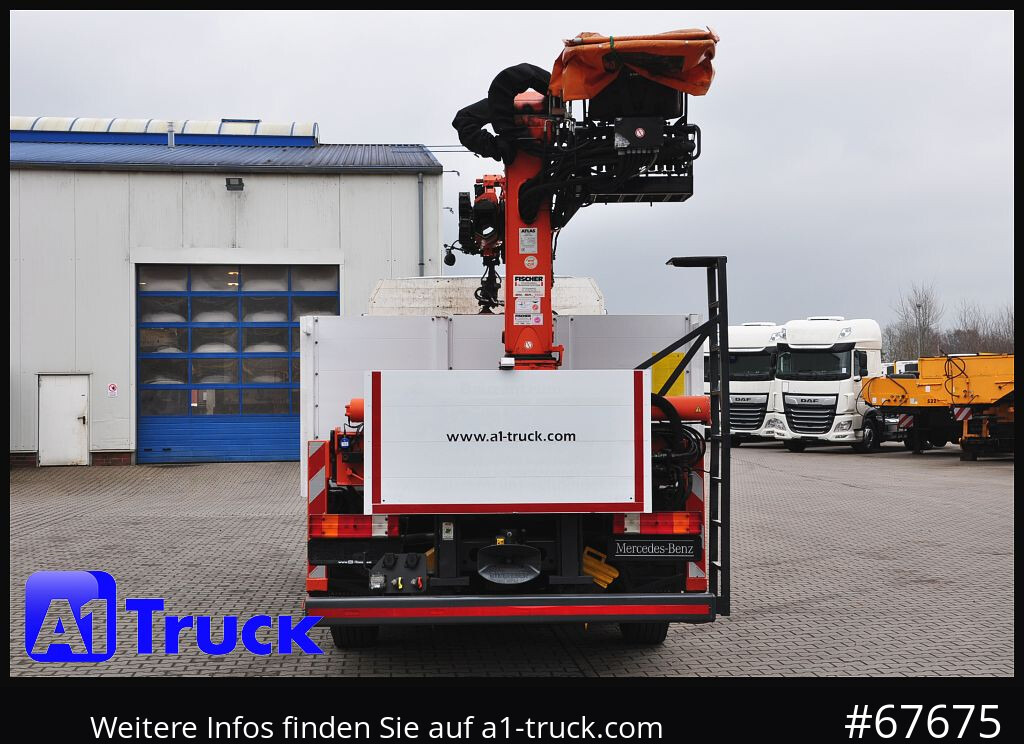 Camião grua MERCEDES-BENZ Axor 2543,  Atlas 170.2  Kran, Lift-Lenkachse,