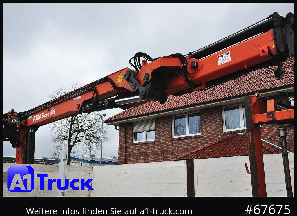 Camião grua MERCEDES-BENZ Axor 2543,  Atlas 170.2  Kran, Lift-Lenkachse,