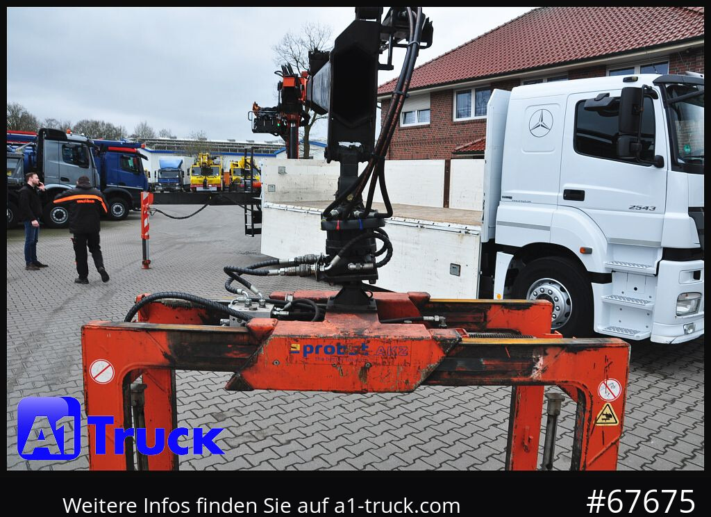 Camião grua MERCEDES-BENZ Axor 2543,  Atlas 170.2  Kran, Lift-Lenkachse,