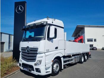Camião grua Mercedes-Benz Actros 2745 L 6x2 Baustoffpritsche + Kran