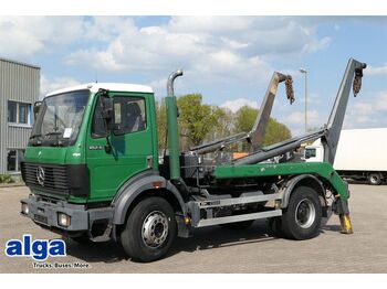 Camião multibenne Mercedes-Benz 1824 K 4x2, Meiller AK 11N, AHK, Blattfederung