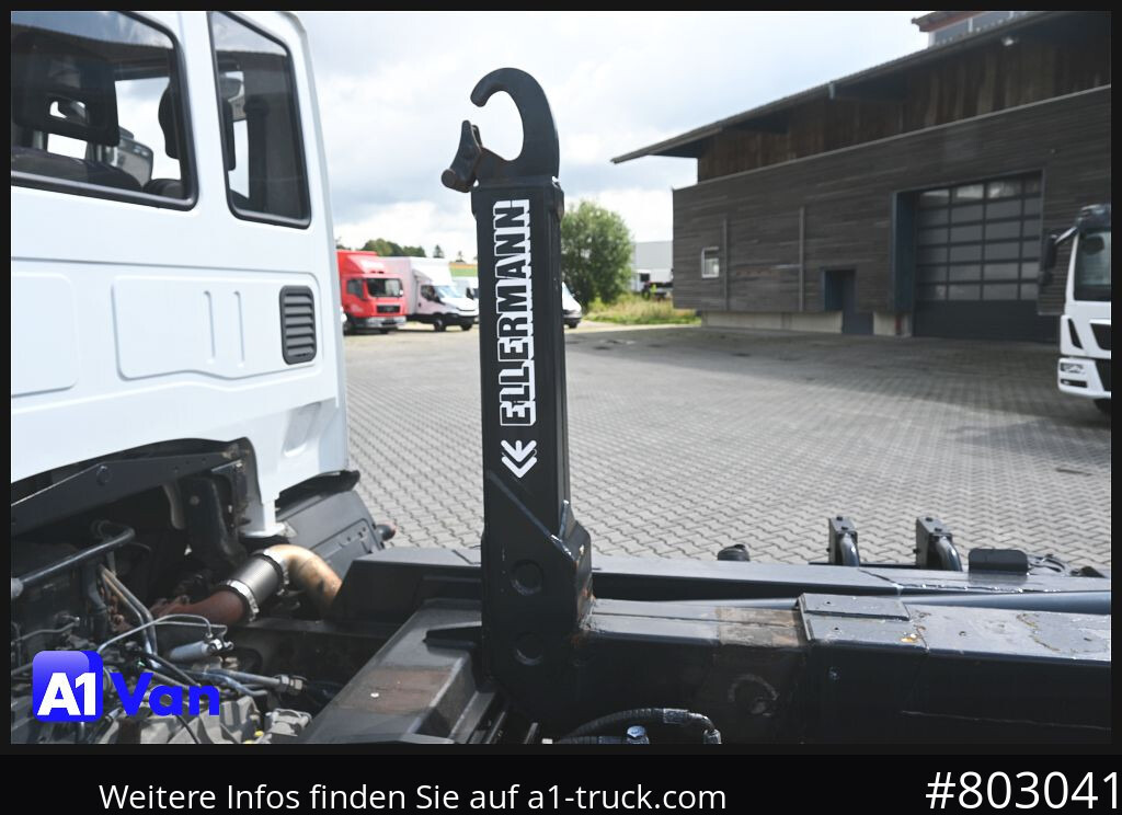 Camião polibenne IVECO Eurocargo ML 80E18/ Abroller,Ellermann