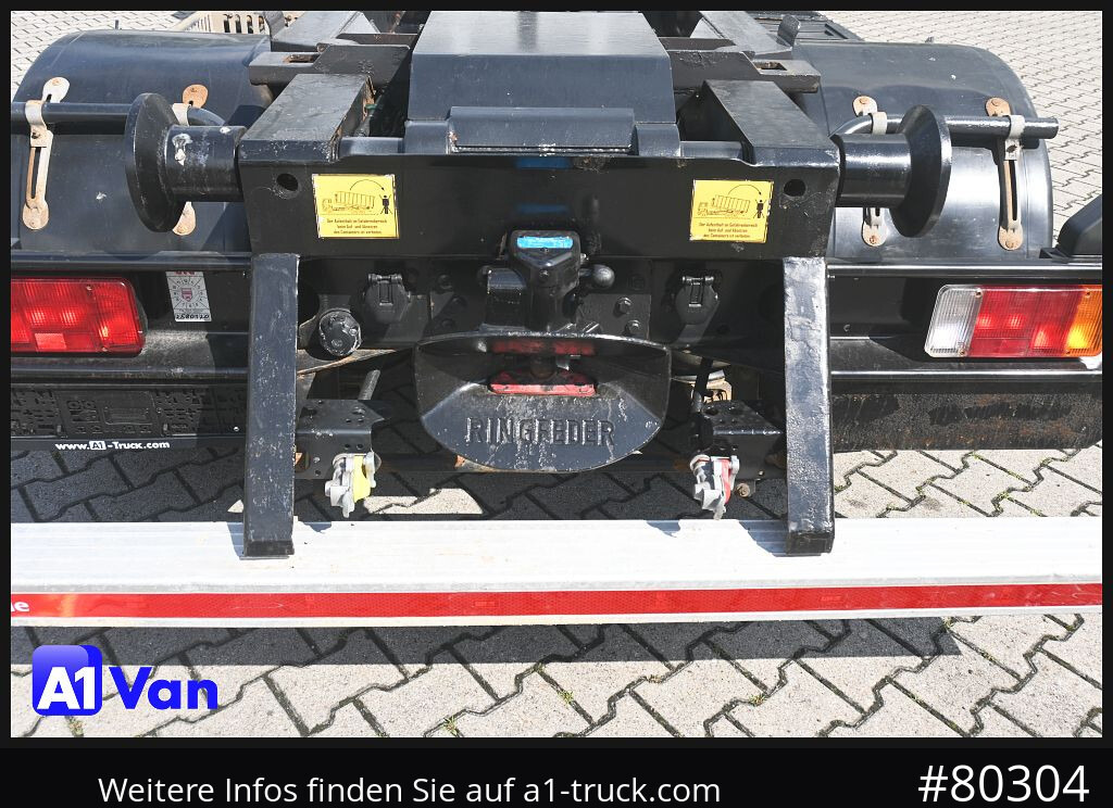 Camião polibenne IVECO Eurocargo ML 80E18/ Abroller,Ellermann, Hu/Au NEU