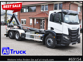 Camião polibenne IVECO X-Way AD280X42, HIAB Multilift, Garantie