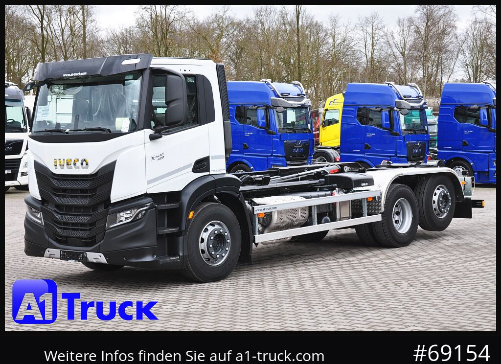 Camião polibenne IVECO X-Way AD280X42, HIAB Multilift, Garantie