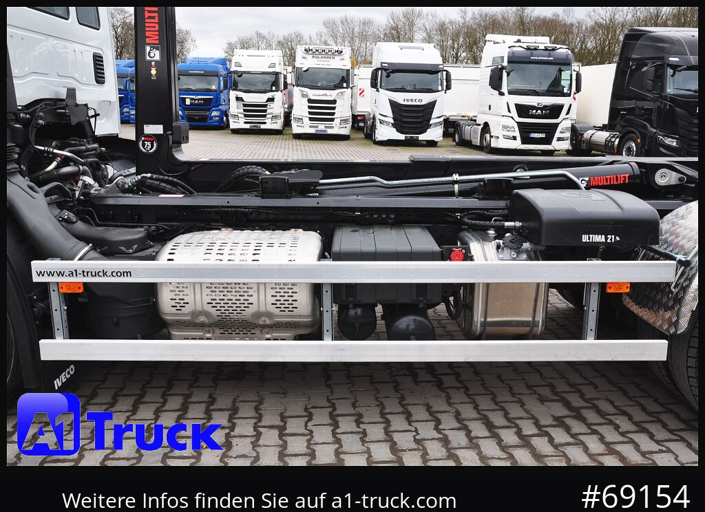 Camião polibenne IVECO X-Way AD280X42, HIAB Multilift, Garantie