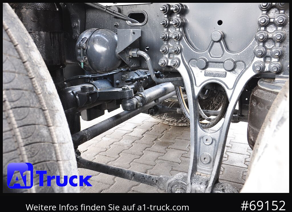 Camião polibenne IVECO X-Way AD 420 Hiab 21S59 Lenk- Liftachse,