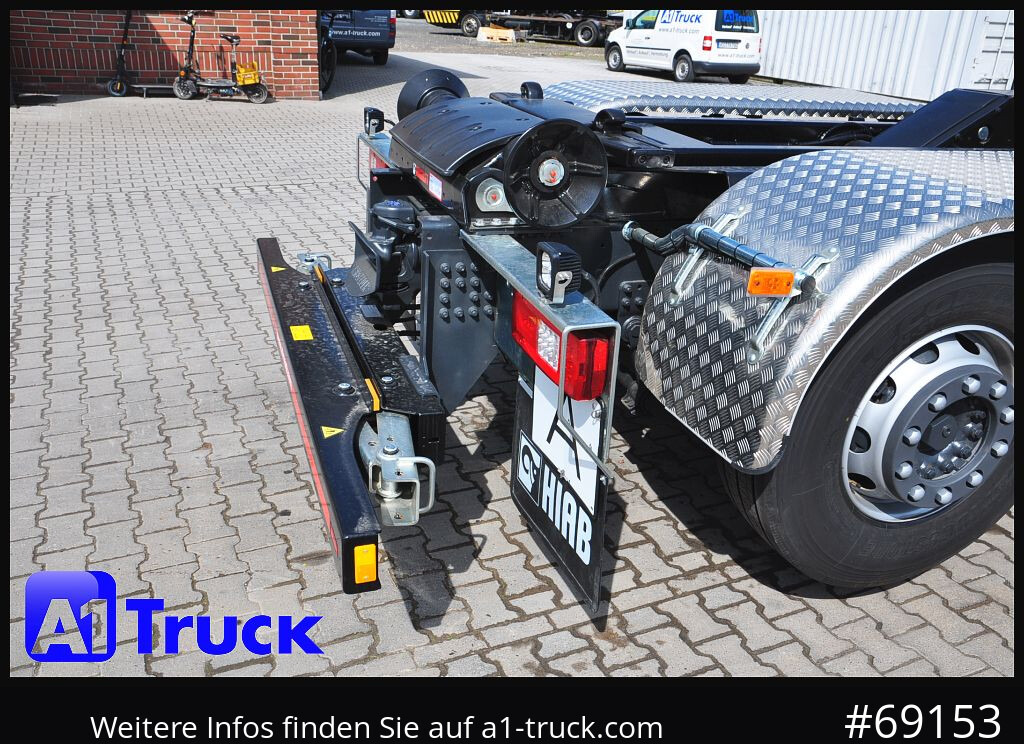 Camião polibenne IVECO X-Way AD 420 Hiab 21S59 Lenk- Liftachse,