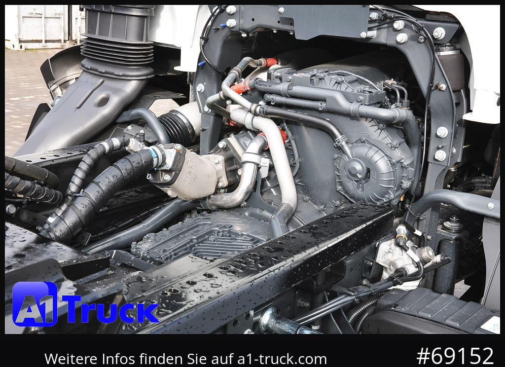 Camião polibenne IVECO X-Way AD 420 Hiab 21S59 Lenk- Liftachse,