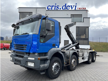 Camião polibenne Iveco 340T44 Trakker 8x4 Abrollkipper