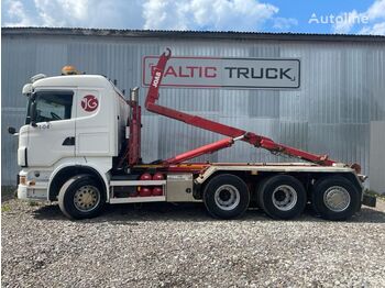 Camião polibenne SCANIA R480, 8x4 + HYDRAULICS