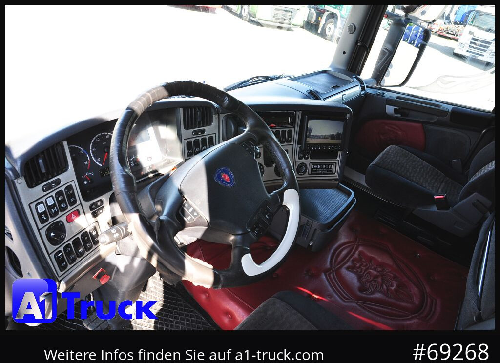 Camião polibenne SCANIA R480, Abrollkipper Joab, 8x4, Lift-Lenkachse,