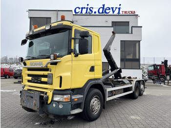 Camião polibenne Scania G420 6x2 Meiller Abrollkipper AHK Anbauplatte