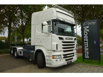 Camião polibenne Scania R500 6x2 Hakenabroller