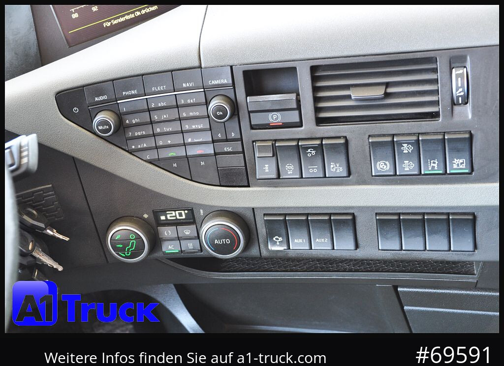 Camião polibenne VOLVO FH 460 XL, HYVA Abrollkipper, Liftachse,