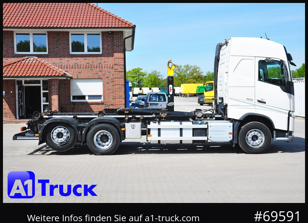 Camião polibenne VOLVO FH 460 XL, HYVA Abrollkipper, Liftachse,