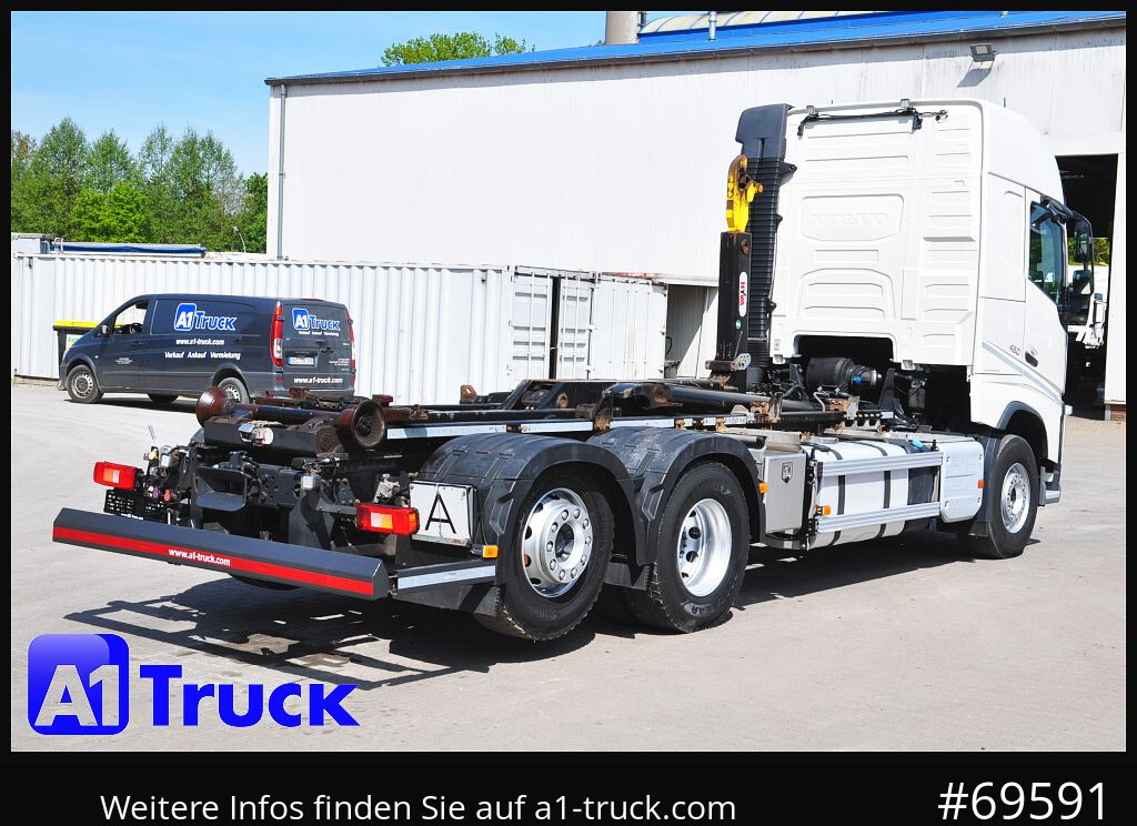 Camião polibenne VOLVO FH 460 XL, HYVA Abrollkipper, Liftachse,